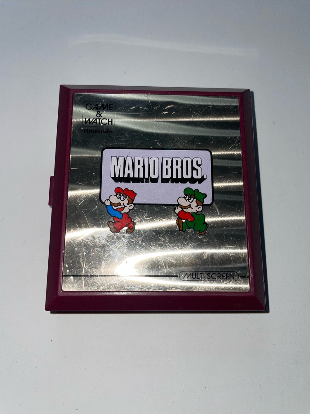 Vintage Nintendo Game & Watch MW-56 Multi-Screen Mario Bros. 1983 Tested Working